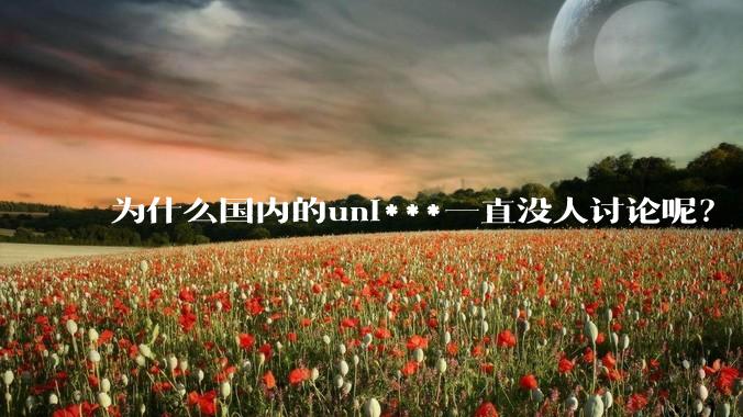 为什么国内的uni***一直没人讨论呢？